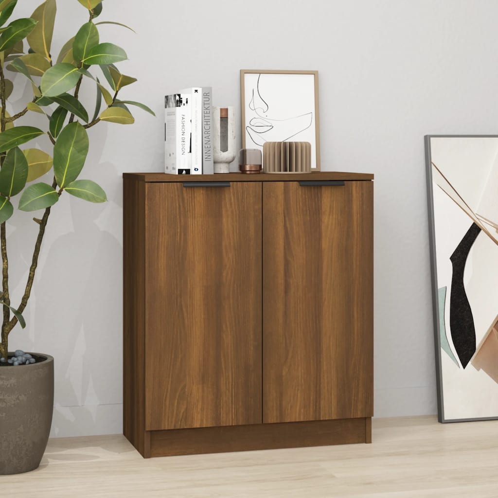 Credenza Rovere Marrone 60x30x70 cm in Legno tecnico - homemem39