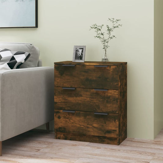 Credenza Rovere Fumo 60x30x70 cm in Legno tecnico - homemem39