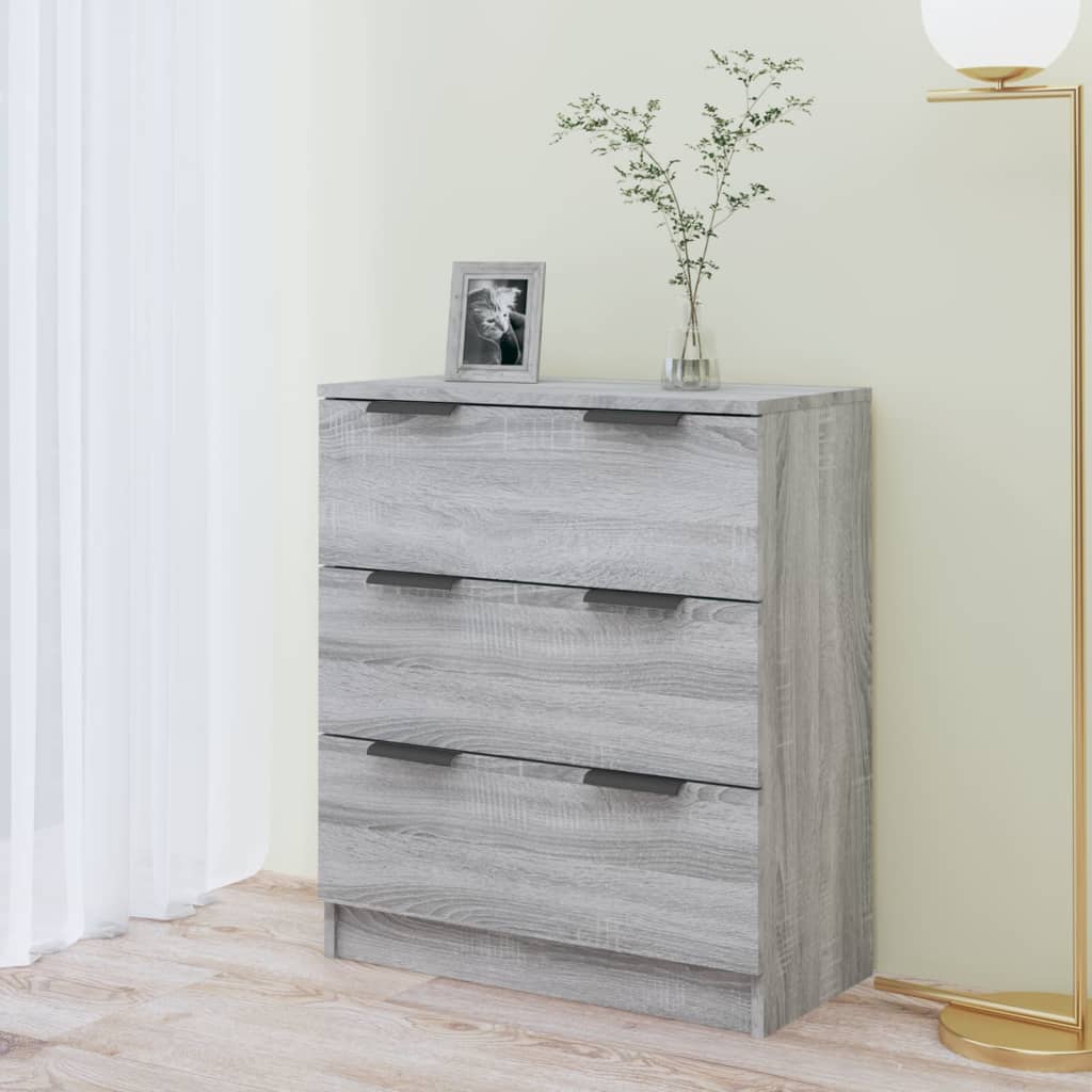 Credenza Grigio Sonoma 60x30x70 cm in Legno tecnico - homemem39