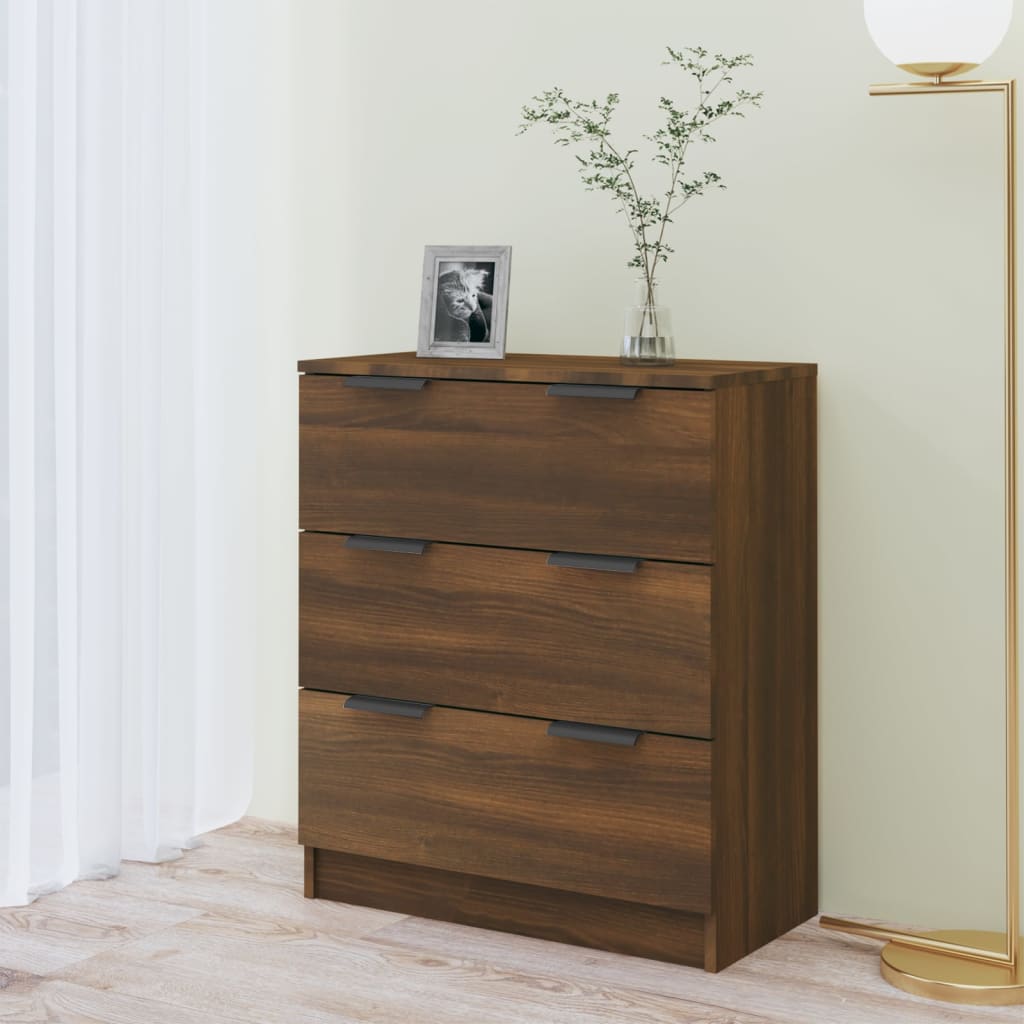 Credenza Rovere Marrone 60x30x70 cm in Legno tecnico - homemem39