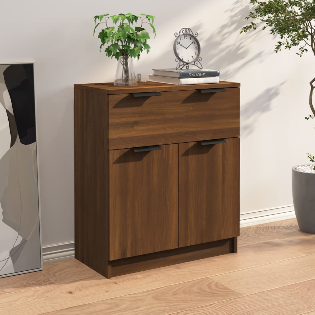 Credenza Rovere Marrone 60x30x70 cm in Legno tecnico - homemem39