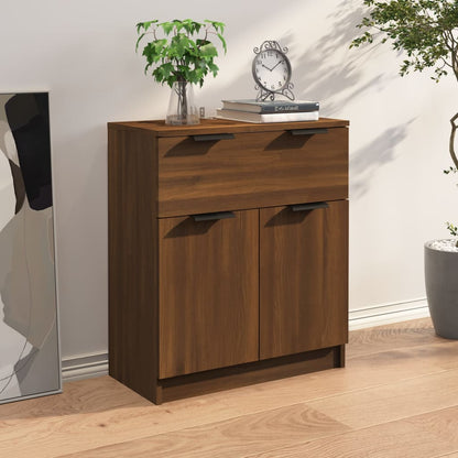 Credenza Rovere Marrone 60x30x70 cm in Legno tecnico - homemem39