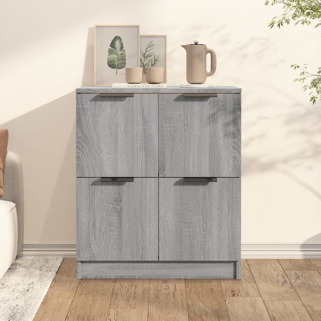 Credenza Grigio Sonoma 60x30x70 cm in Legno tecnico - homemem39