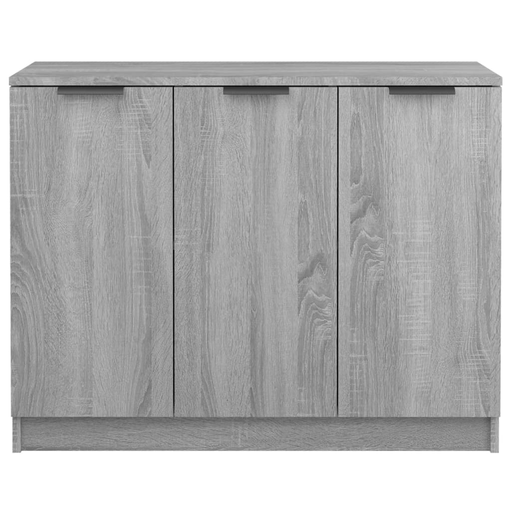 Credenza Grigio Sonoma 90,5x30x70 cm in Legno Multistrato - homemem39