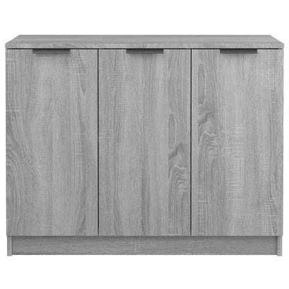 Credenza Grigio Sonoma 90,5x30x70 cm in Legno Multistrato - homemem39