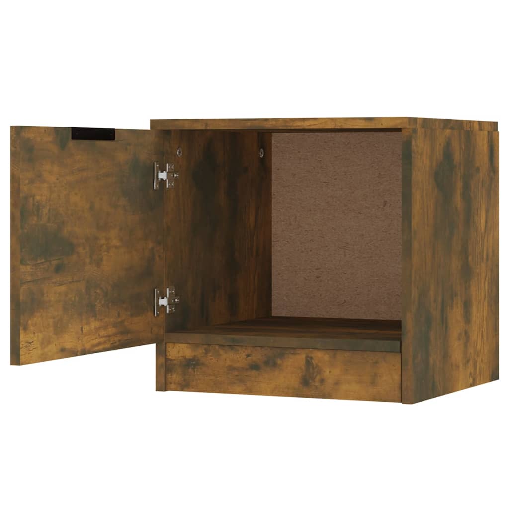 Comodini 2pz Rovere Fumo 40x39x40 cm - homemem39