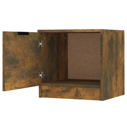Comodini 2pz Rovere Fumo 40x39x40 cm - homemem39
