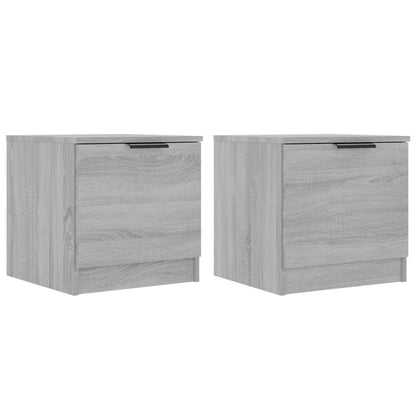 Comodino 2 pz Grigio Sonoma 40x39x40 cm - homemem39