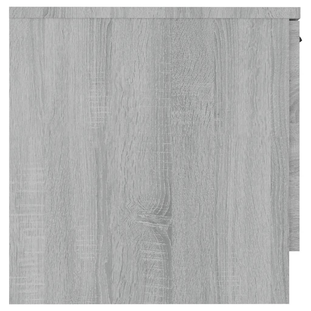 Comodino 2 pz Grigio Sonoma 40x39x40 cm - homemem39