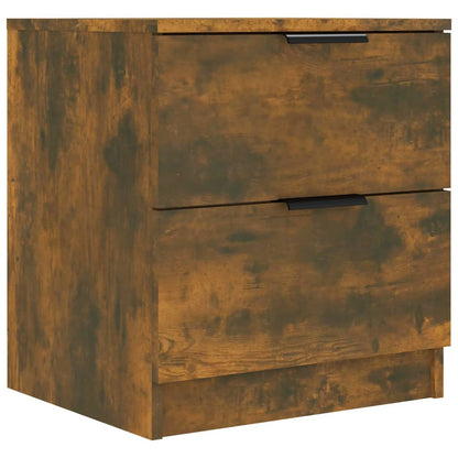 Comodini 2 pz Rovere Fumo in Legno Multistrato - homemem39