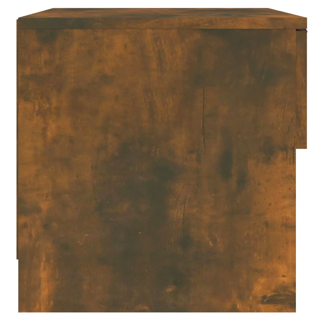 Comodini 2 pz Rovere Fumo in Legno Multistrato - homemem39