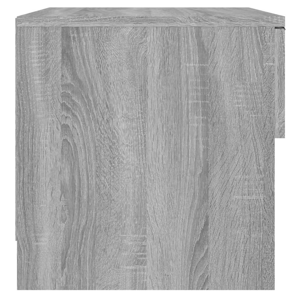 Comodini 2pz Grigio Sonoma in Legno Multistrato - homemem39