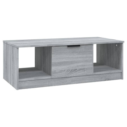 Tavolino da Salotto Grigio Sonoma 102x50x36cm Legno Multistrato | homemem39