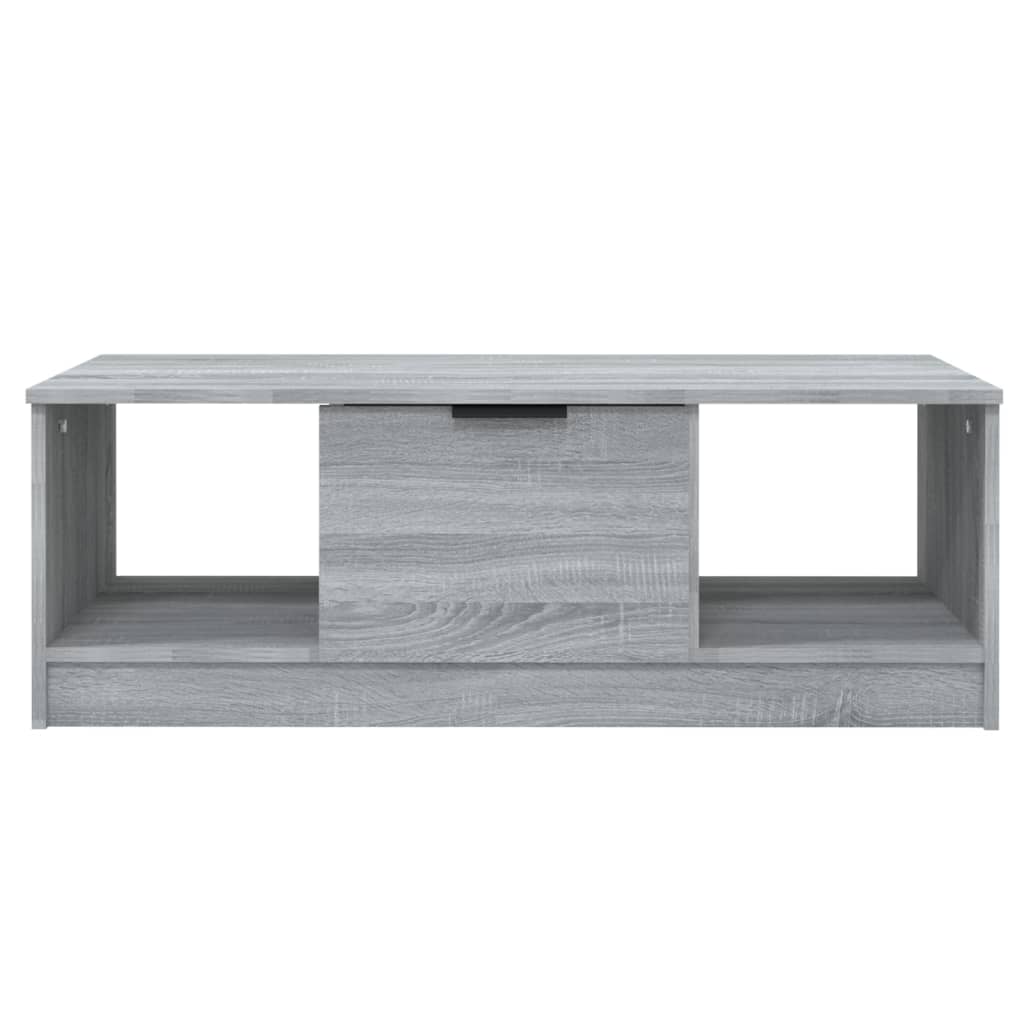 Tavolino da Salotto Grigio Sonoma 102x50x36cm Legno Multistrato | homemem39