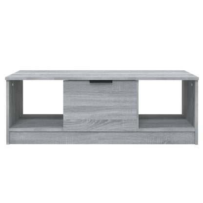 Tavolino da Salotto Grigio Sonoma 102x50x36cm Legno Multistrato | homemem39