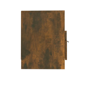 Mobile TV Rovere Fumo 150x33,5x45 cm in Legno Ingegnerizzato - homemem39