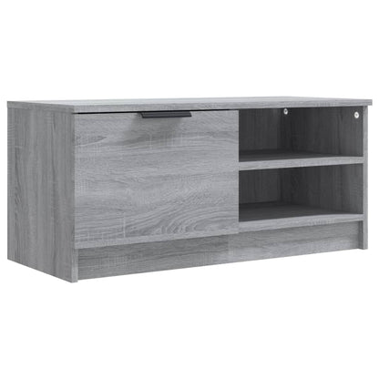 Mobile TV Grigio Sonoma 80x35x36,5 cm in Legno Multistrato - homemem39
