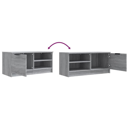 Mobili TV 2 pz Grigio Sonoma 80x35x36,5 cm in Legno Multistrato - homemem39