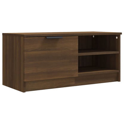 Mobile TV Rovere Marrone 80x35x36,5 cm in Legno Multistrato - homemem39