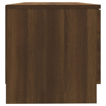 Mobile TV Rovere Marrone 80x35x36,5 cm in Legno Multistrato - homemem39