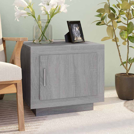 Tavolino da Salotto Grigio Sonoma 51x50x45cm Legno Multistrato | homemem39