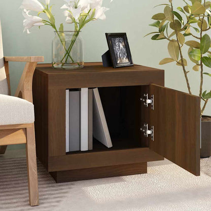 Tavolino da Salotto Rovere Marrone 51x50x45cm Legno Multistrato