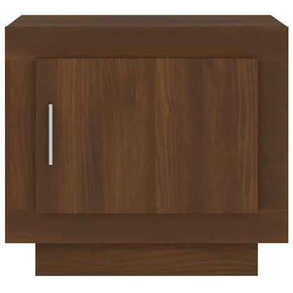 Tavolino da Salotto Rovere Marrone 51x50x45cm Legno Multistrato