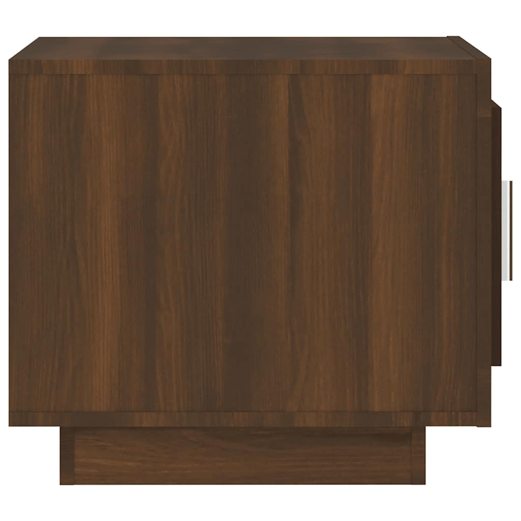 Tavolino da Salotto Rovere Marrone 51x50x45cm Legno Multistrato