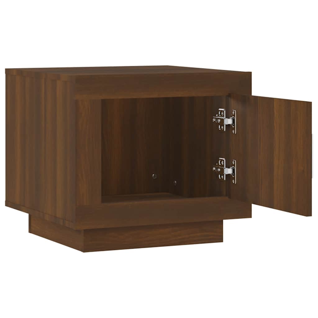 Tavolino da Salotto Rovere Marrone 51x50x45cm Legno Multistrato