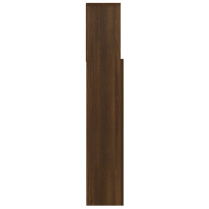 Testiera con Contenitore Rovere Marrone 100x19x103,5 cm - homemem39