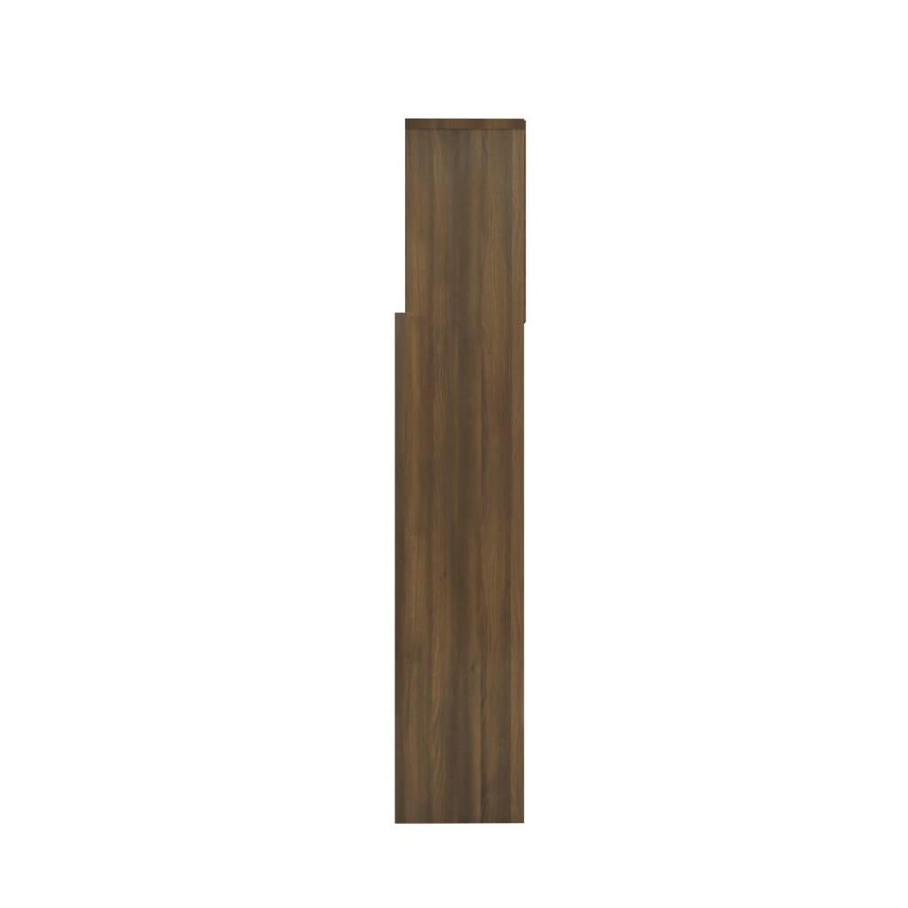 Testiera con Scomparti Rovere Marrone 160x19x103,5 cm - homemem39