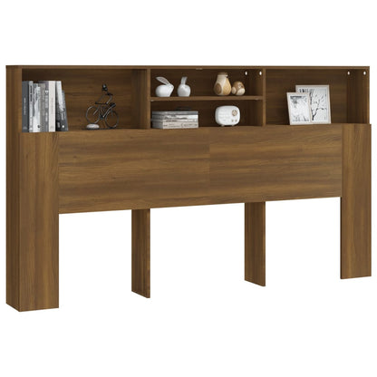 Testiera con Scomparti Rovere Marrone 180x19x103,5 cm - homemem39