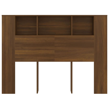 Testiera con Scomparti Rovere Marrone 140x18,5x104,5 cm - homemem39