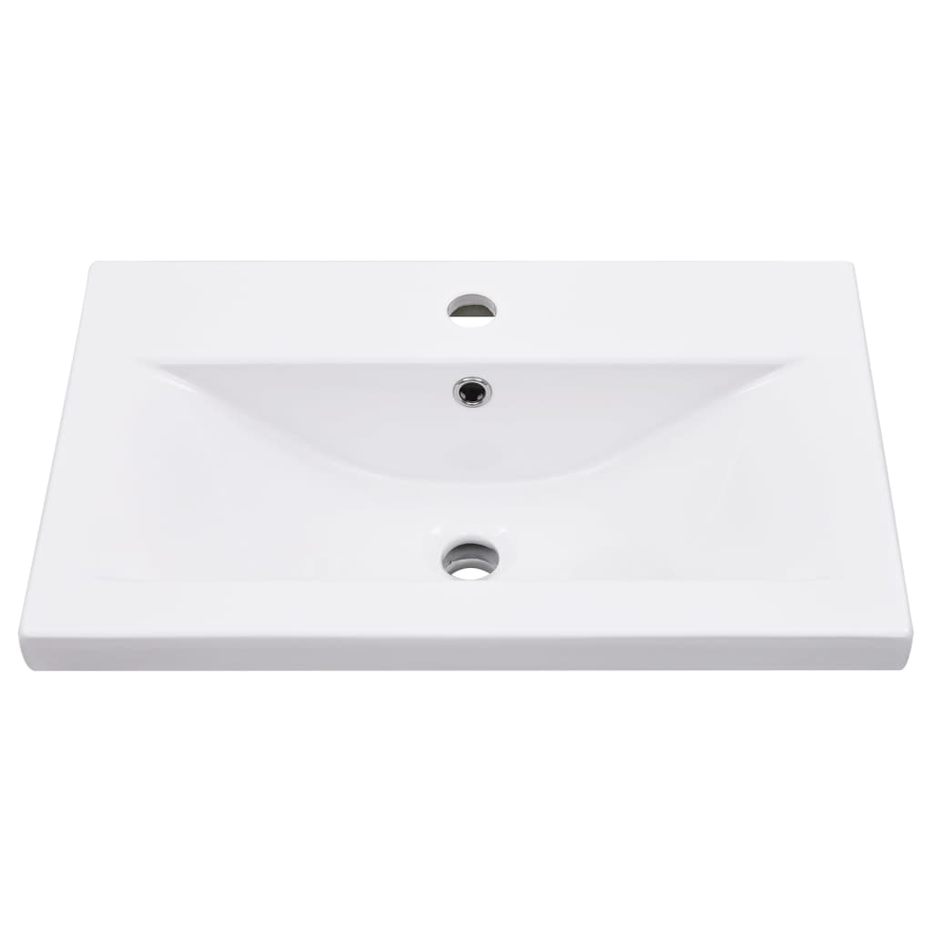 Telaio per Lavabo da Bagno con Lavabo Integrato Bianco in Ferro | homemem39