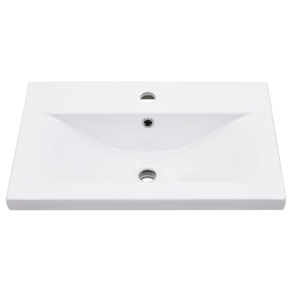Telaio per Lavabo da Bagno con Lavabo Integrato Bianco in Ferro | homemem39