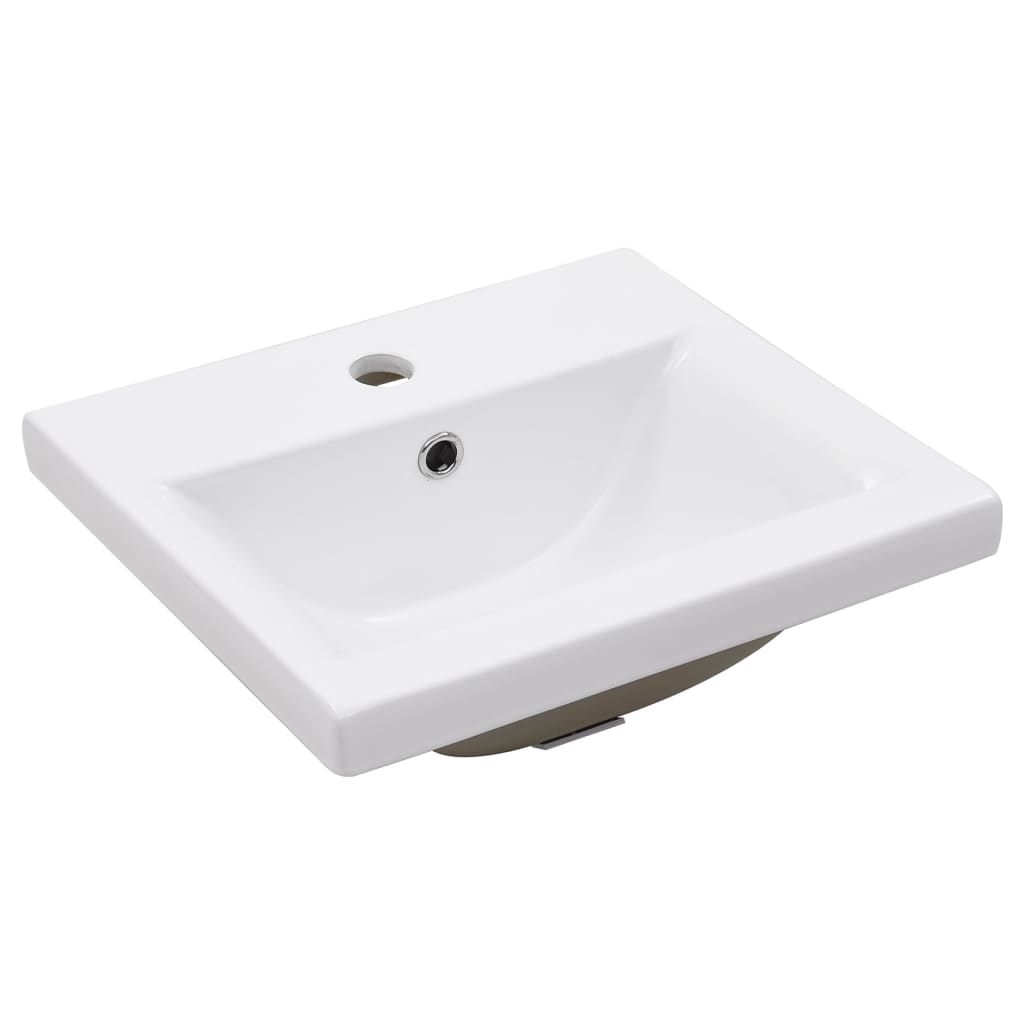 Telaio per Lavabo da Bagno con Lavabo Integrato Bianco in Ferro | homemem39