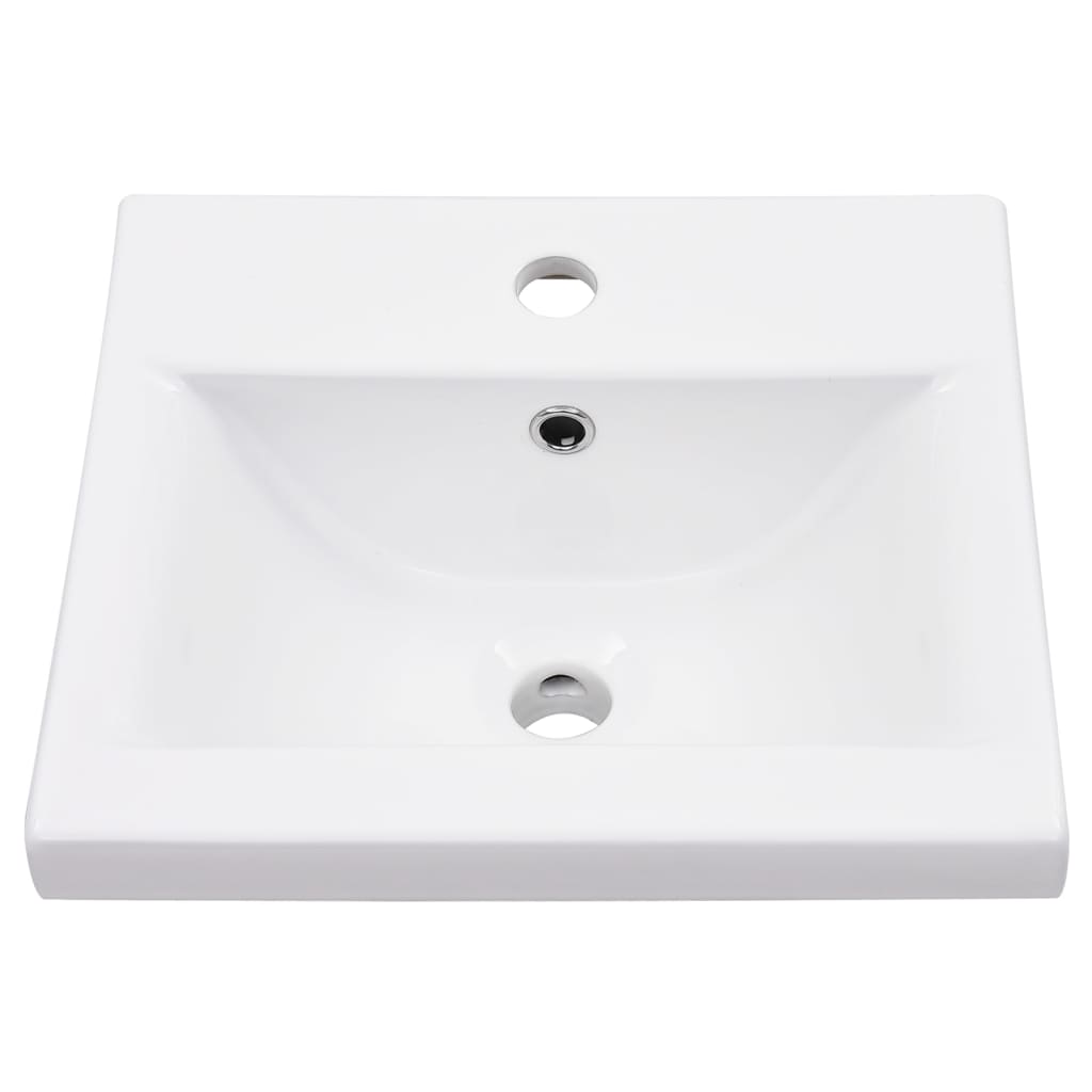 Telaio per Lavabo da Bagno con Lavabo Integrato Bianco in Ferro | homemem39