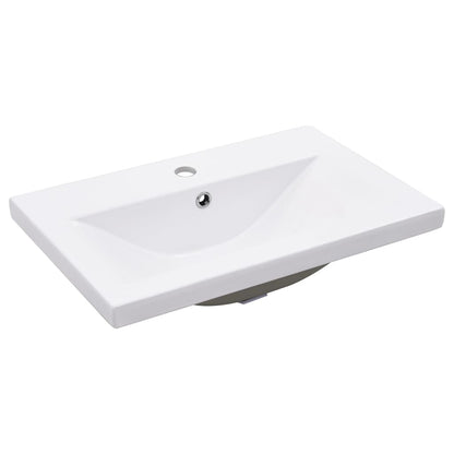 Telaio per Lavabo da Bagno con Lavabo Integrato Bianco in Ferro | homemem39