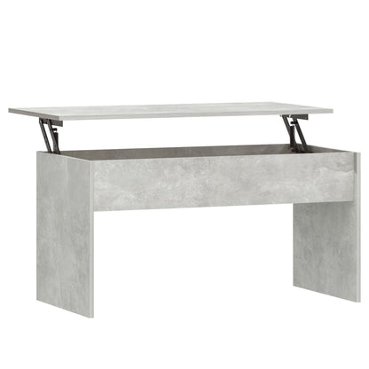 Tavolino Grigio Cemento 102x50,5x52,5 cm in Legno Multistrato | homemem39