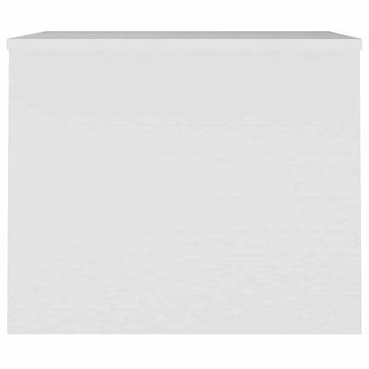 Tavolino da Salotto Bianco 80x50,5x41,5 cm Legno Multistrato