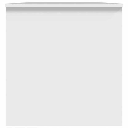 Tavolino da Salotto Bianco 102x50x52,5 cm in Legno Multistrato | homemem39
