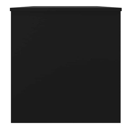 Tavolino da Salotto Nero 102x50x52,5 cm in Legno Multistrato | homemem39