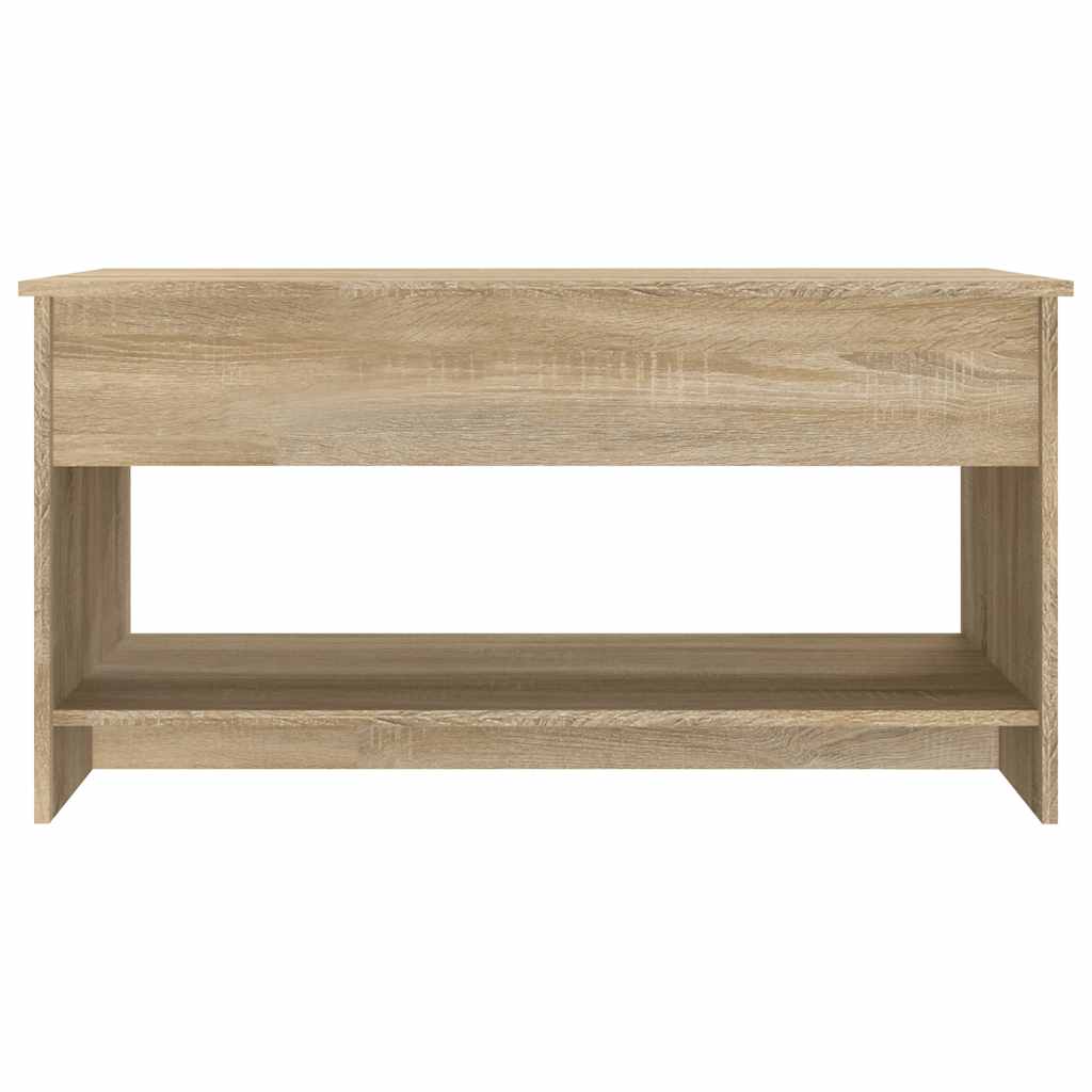 Tavolino Salotto Rovere Sonoma 102x50x52,5 cm Legno Multistrato | homemem39