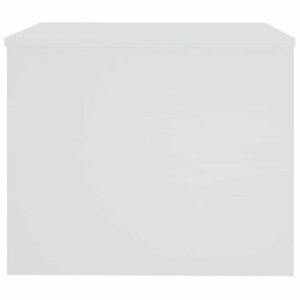Tavolino da Salotto Bianco 80x50x40 cm in Legno Multistrato | homemem39