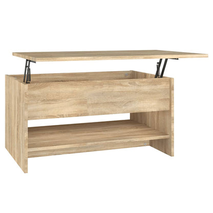 Tavolino da Salotto Rovere Sonoma 80x50x40 cm Legno Multistrato | homemem39