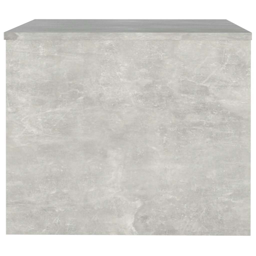 Tavolino da Salotto Grigio Cemento 80x50x40cm Legno Multistrato | homemem39