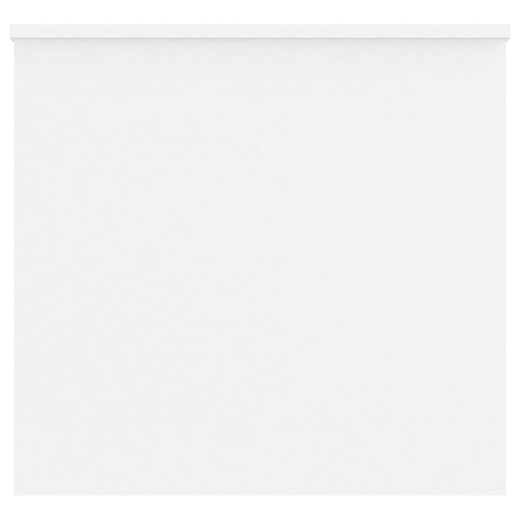 Tavolino da Salotto Bianco 102x55,5x52,5 cm Legno Multistrato | homemem39