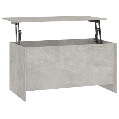 Tavolino Grigio Cemento 102x55,5x52,5 cm in Legno Multistrato | homemem39