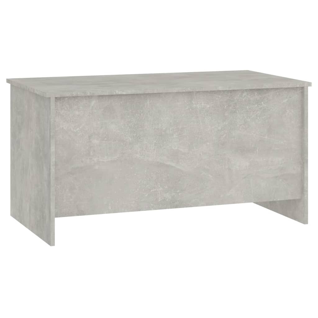 Tavolino Grigio Cemento 102x55,5x52,5 cm in Legno Multistrato | homemem39
