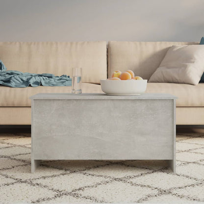 Tavolino Grigio Cemento 102x55,5x52,5 cm in Legno Multistrato | homemem39